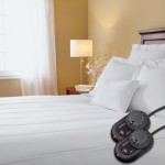 Sunbeam Selimut Pemanas Kasur | Quilted 10 Pengaturan Suhu Putih King